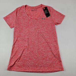 Under Armour UA Tech HeatGear Twist V-Neck Women's XS Short Sleeve Loose Fit New